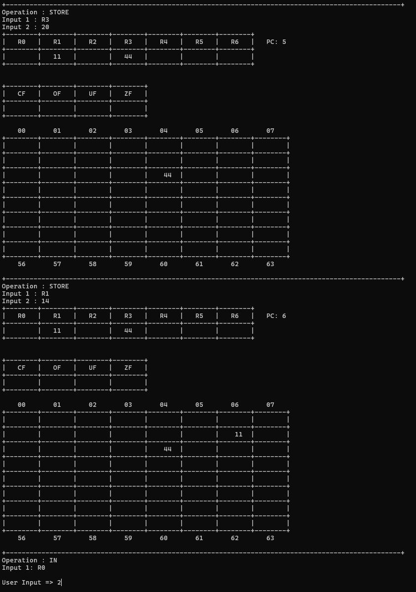 Mini Assembly Language Simulator preview